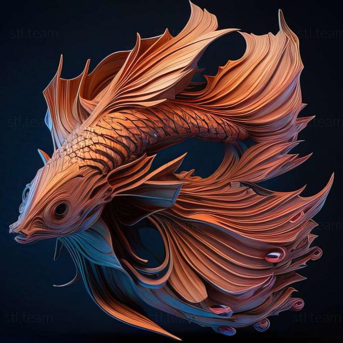 Animals Fighting fish Dragon fish